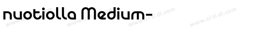 nuotiolla Medium字体转换